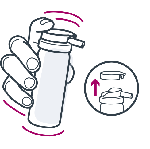 dosing shake icon